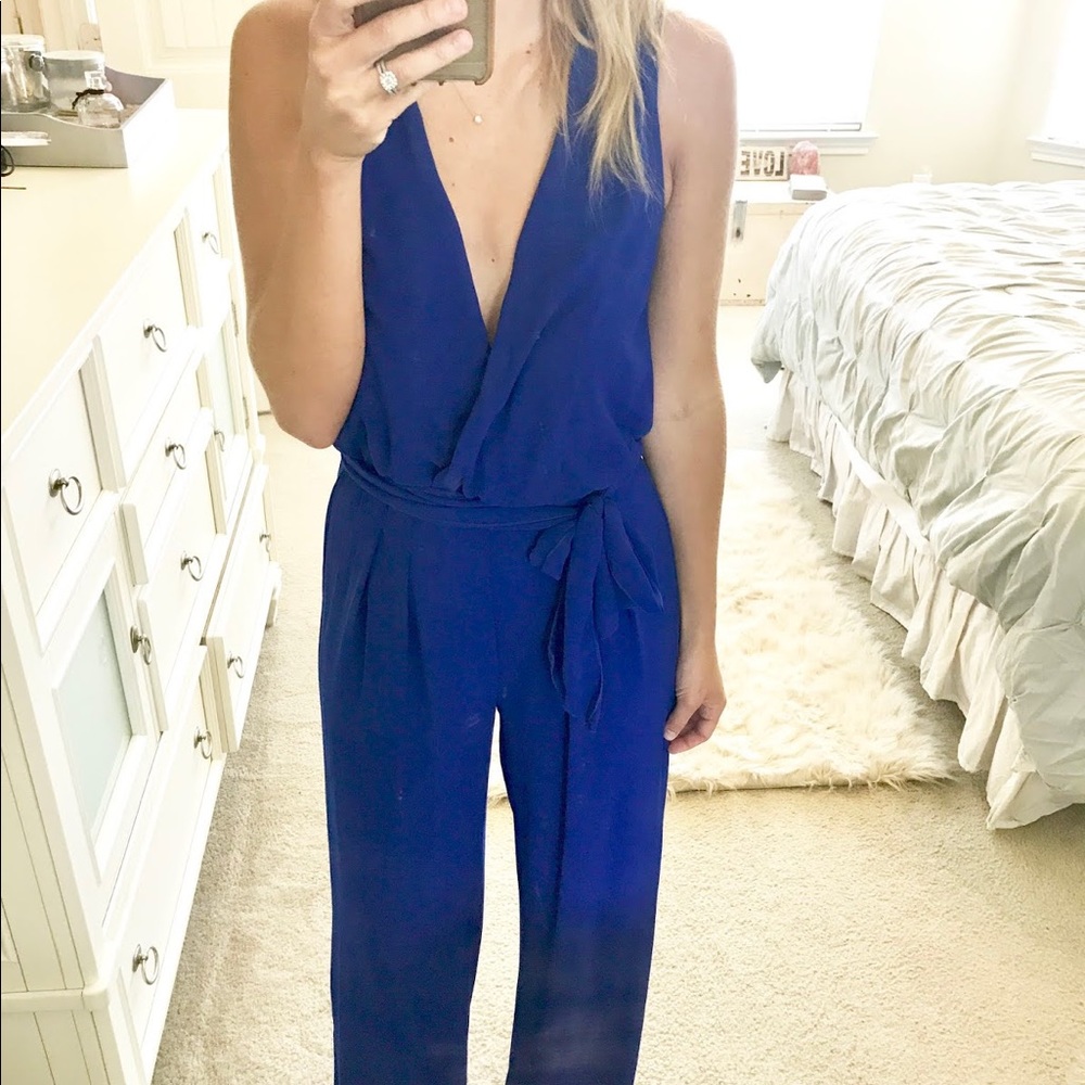 Royal Blue Junpsuit